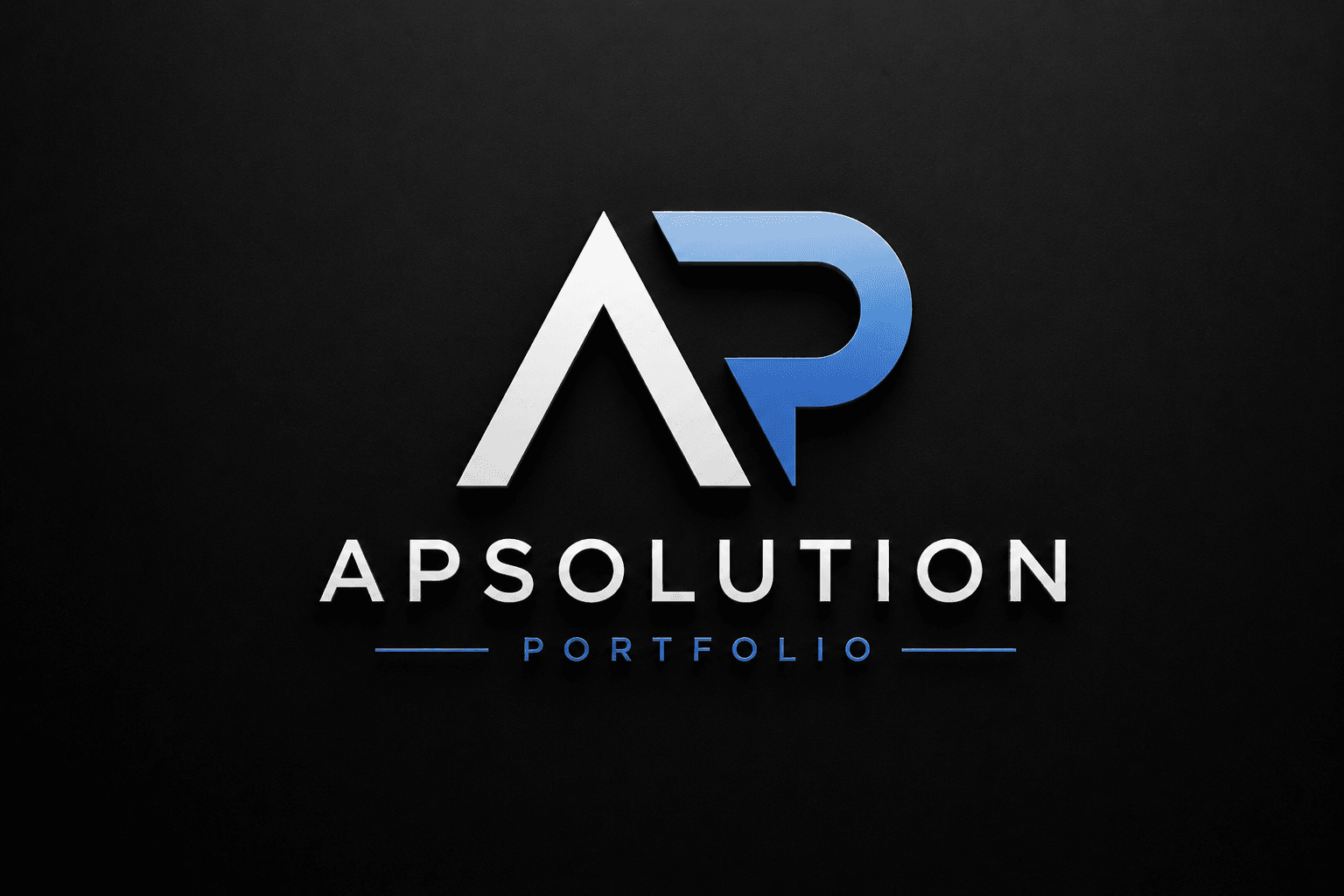 AI-assisted portfolio – dark mode UI with parallax effects built using modern AI-assisted development workflows